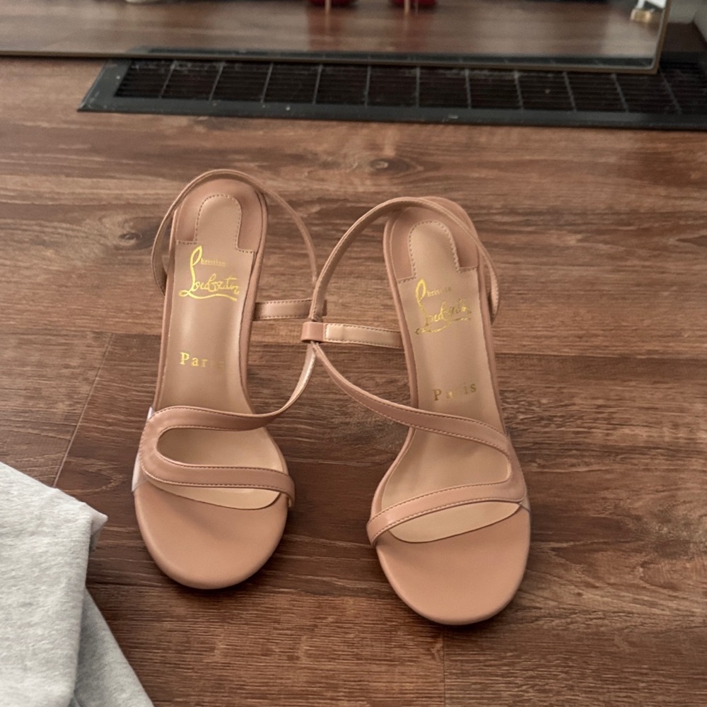 Nude Strappy Heels